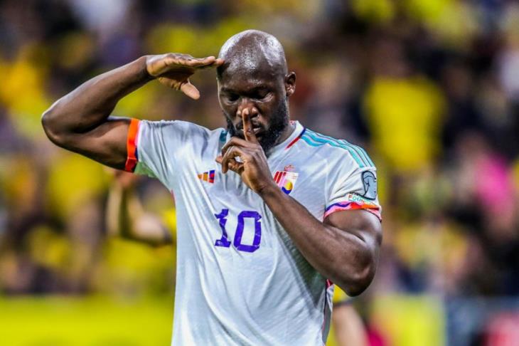 لوكاكو - مباراة بلجيكا والسويد